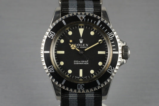1967 Rolex Submariner 5513 with Meters First Dial