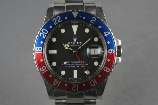 1983 Rolex GMT 16750 with Matte Dial
