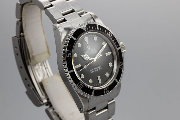 1985 Rolex Submariner 5513 with SWISS Only Service Dial
