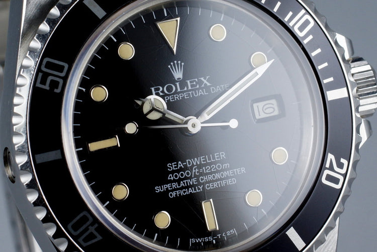 1984 Rolex Sea Dweller 16660 Spider Dial