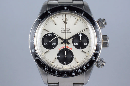 1979 Rolex Daytona 6263 Silver Big Red Daytona Dial