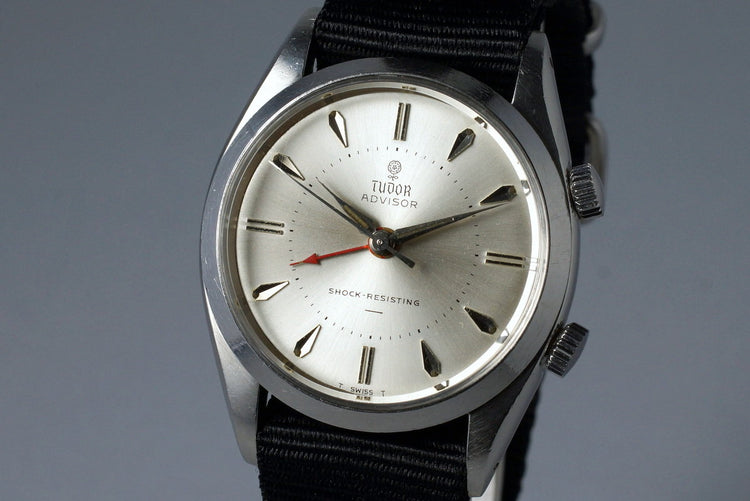 1964 Tudor Advisor 7926 Silver UNDERLINE Dial with Service Papers