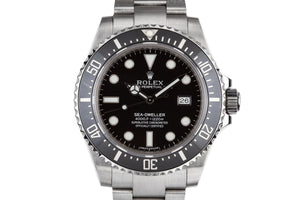 2015 Rolex Ceramic Sea-Dweller 4000 Ref:116600 with Box and Papers