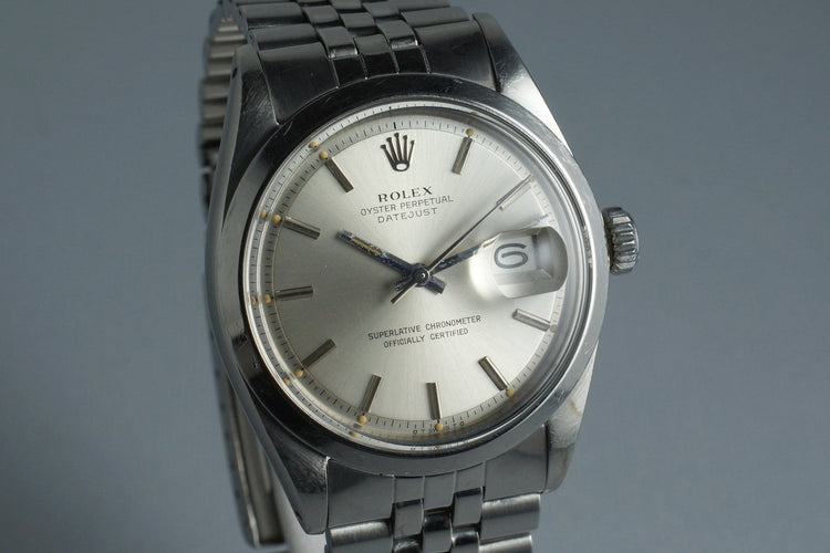1970 Rolex DateJust 1600 Silver Sigma Dial