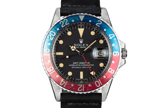 1968 Rolex GMT-Master 1675 with Double Punched Papers and Box
