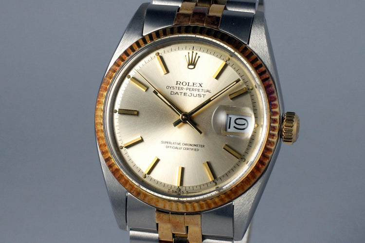 1966 Rolex Two Tone DateJust 1601 Heavy Patina