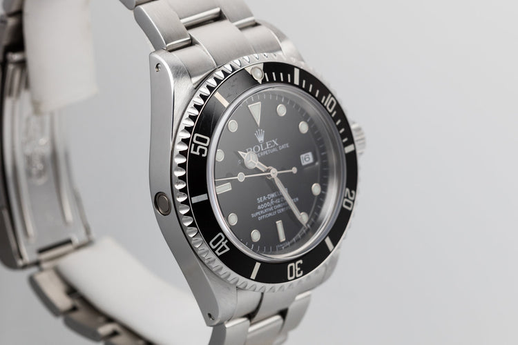 1999 Rolex Sea-Dweller 16600 with SWISS Only Dial