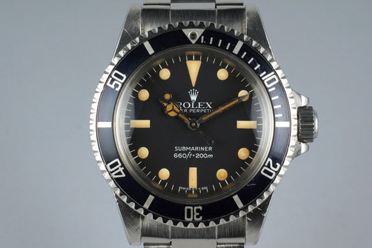 1978 Rolex Submariner 5513 Mark IV Maxi Dial