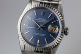 1984 Rolex DateJust 16030 Blue Dial with Box and Papers