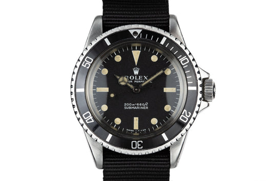 1967 Rolex Submariner 5513 with Meters First Dial