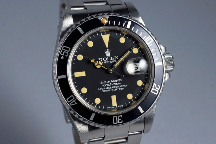 1983 Rolex Submariner 16800 Matte Dial