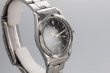 1960 Rolex Gilt Explorer I 1016 with Glossy Dark Brown Chapter Ring Dial