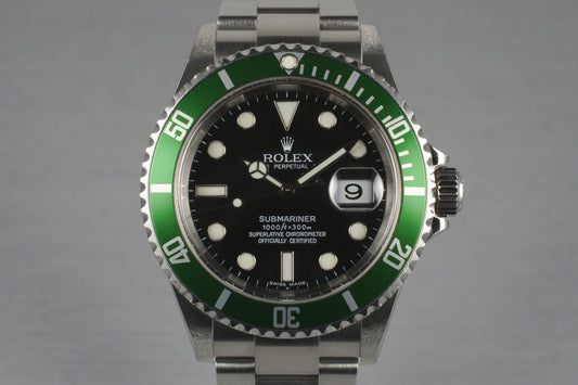 2005 Rolex Submariner 16610V with Box and Papers