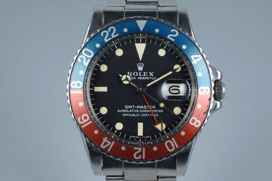 1970 Rolex GMT 1675 Mark I Dial