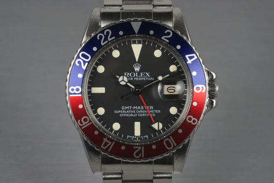 1967 Rolex GMT 1675 with RSC Papers