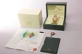 2005 Rolex 18k/St Datejust 116233 Champagne Stick Dial Box And Papers