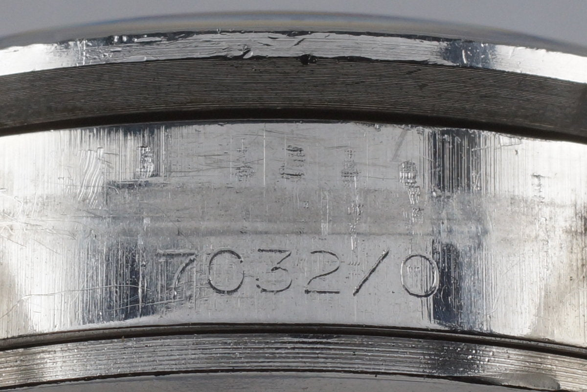 Tudor 7032/0 — Grey Home Plate Dial. · Photo: HQ Milton · © HQ Milton, used with permission · Source: https://hqmilton.com/products/1971-tudor-monte-carlo-7032-0-home-plate-dial-1