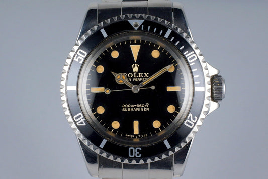 1965 Rolex Submariner 5513 Glossy Gilt Dial