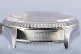 1995 Rolex Unpolished Case DateJust 16234 with Silver Patina Dial