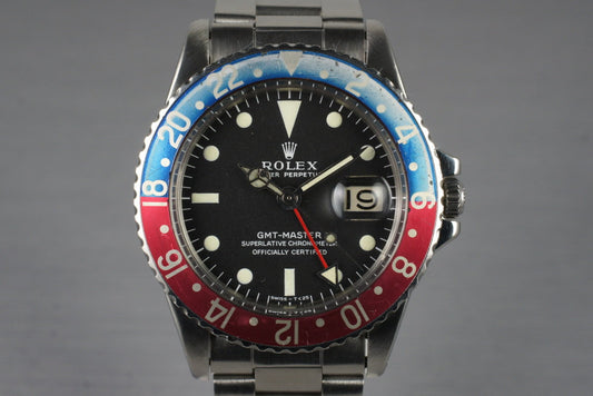 1967 Rolex GMT 1675 Mark I Dial