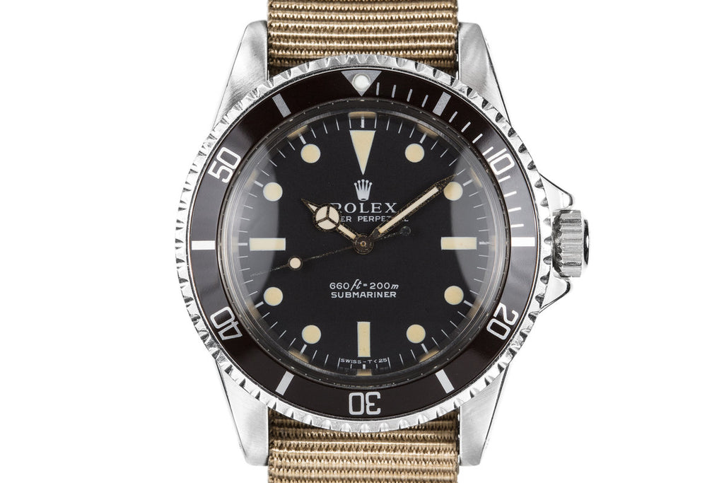 1970 Rolex Submariner 5513 with Serif Dial