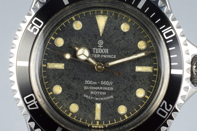 1963 Tudor Submariner 7928 PCG Gilt Chapter Ring Dial