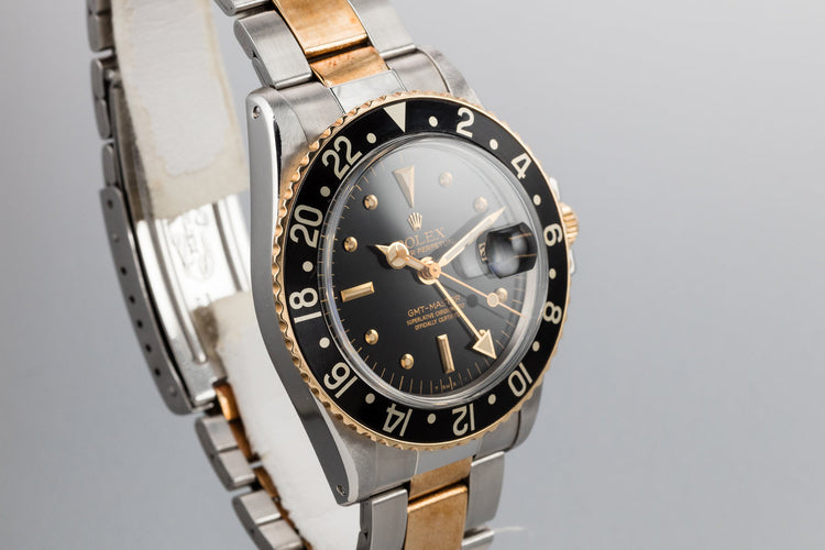 1973 Rolex Two-Tone GMT-Master 1675 with Black Nipple Dial