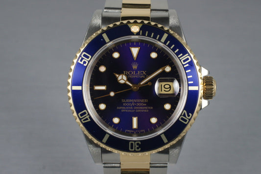 1991 Rolex Two Tone Submariner 16613