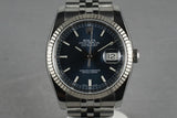 2006 Rolex Modern Datejust 116234 with Navy Blue Dial