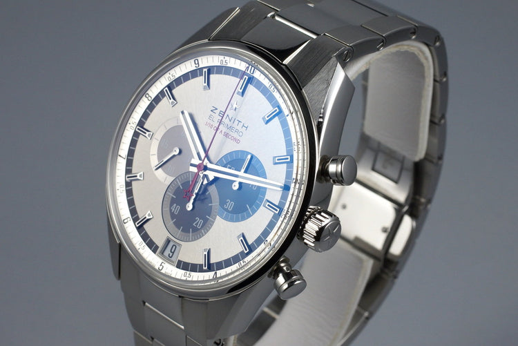 2015 Zenith El Primero 03.2041.4052 Striking Tenths with Box and Papers