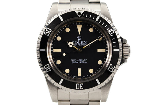 1983 Rolex Submariner 5513 Mark V Maxi Dial