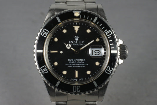 1990 Rolex Submariner 16610