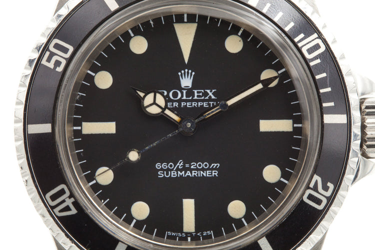 1977 Rolex Submariner 5513 with "Pre-Comex" Dial