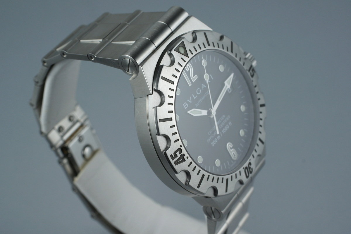 ブルガリ SD40S D1331 Scuba 自動巻 ダイバーズ 40mm HQ Milton - Bvlgari Scuba Diagono Professional SD40S with Papers