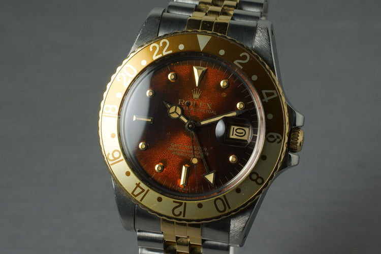 1983 Rolex Two Tone Root Beer GMT 16753 with Tropical Dial