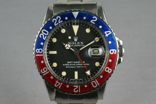 Rolex GMT 1675 with Mark 1 Dial