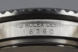 1988 Rolex Fat Lady GMT II 16760 Service Dial