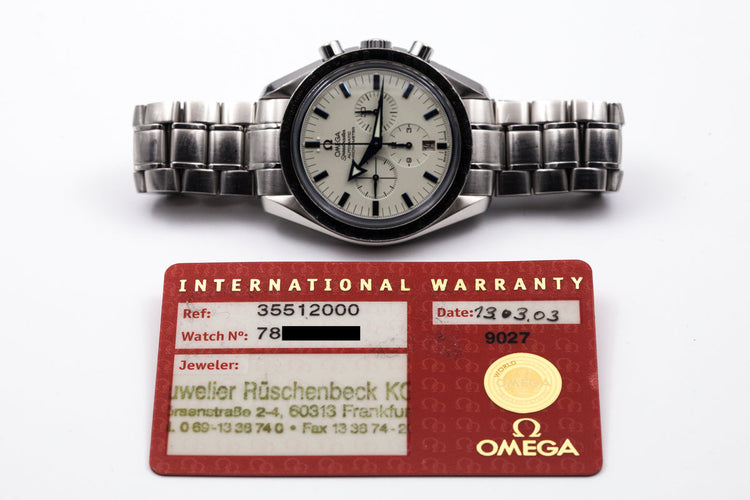 2003 Omega Speedmaster Broad Arrow Automatic 3551.20 with Card