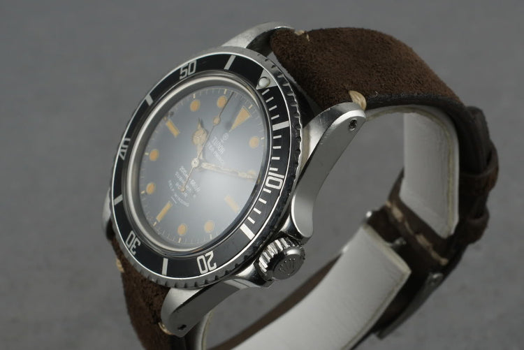 1964 Tudor Submariner 7928 with Unpolished case and gilt underline dial