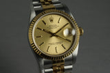 1991 Rolex Two Tone DateJust Mid Size 68273