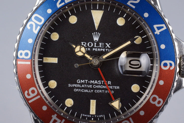 1971 Rolex GMT 1675 Mark I Dial