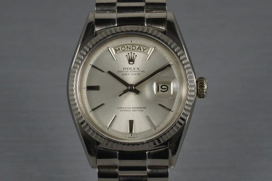 1966 Rolex White Gold President: Ref 1803