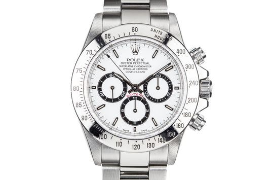 1999 Rolex Zenith Daytona 16520 White Dial