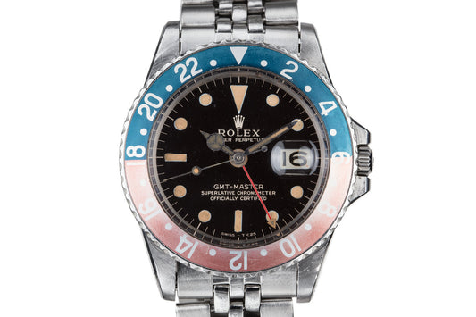 1965 Rolex GMT-Master 1675 with Gilt Dial