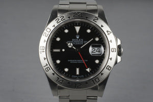 1997 Rolex Explorer II 16570 Black Dial with Box and Papers