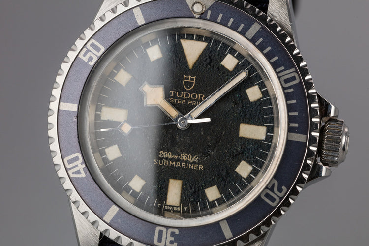 1974 Tudor Snowflake Submariner 7016/0 Blue Dial