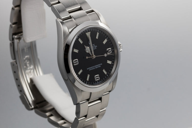 2001 Rolex Explorer 114270 with Service Papers