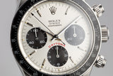 1980 Rolex Daytona 6263 Silver "Big Red" Dial with Papers and Service Papers