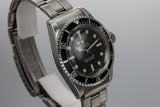 1967 Rolex Submariner 5513 Meters first Dial with Box and Booklets