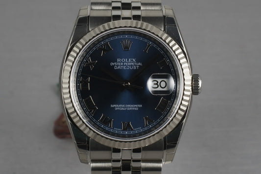 2010 Rolex Modern Datejust 116234 Mint with Box and Papers